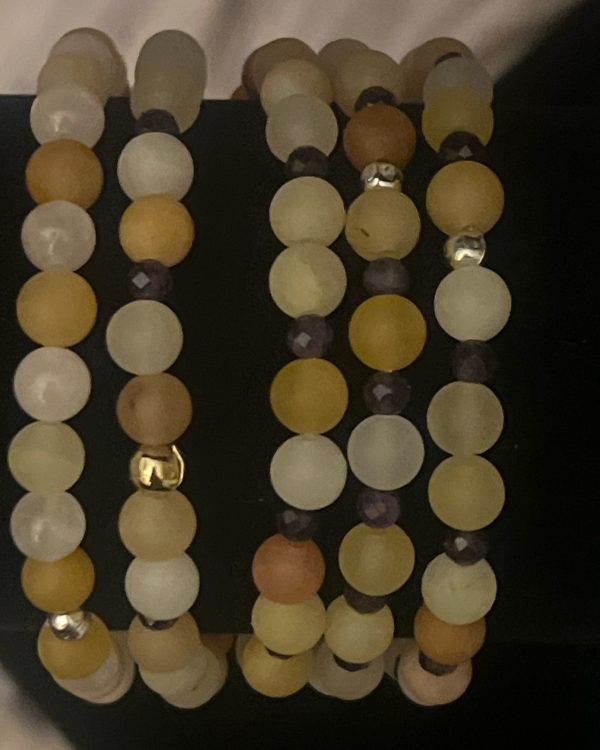 Yellow Aventurine & Amethyst
