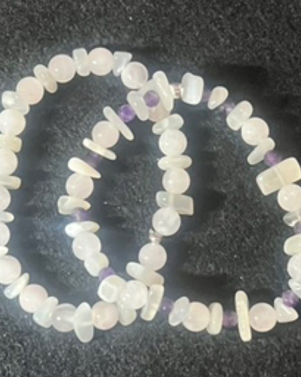 Rose Quartz & Moonstone Bracelet