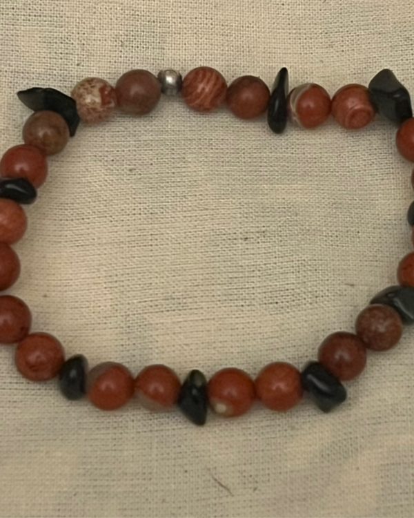 Red Jasper & Obsidian